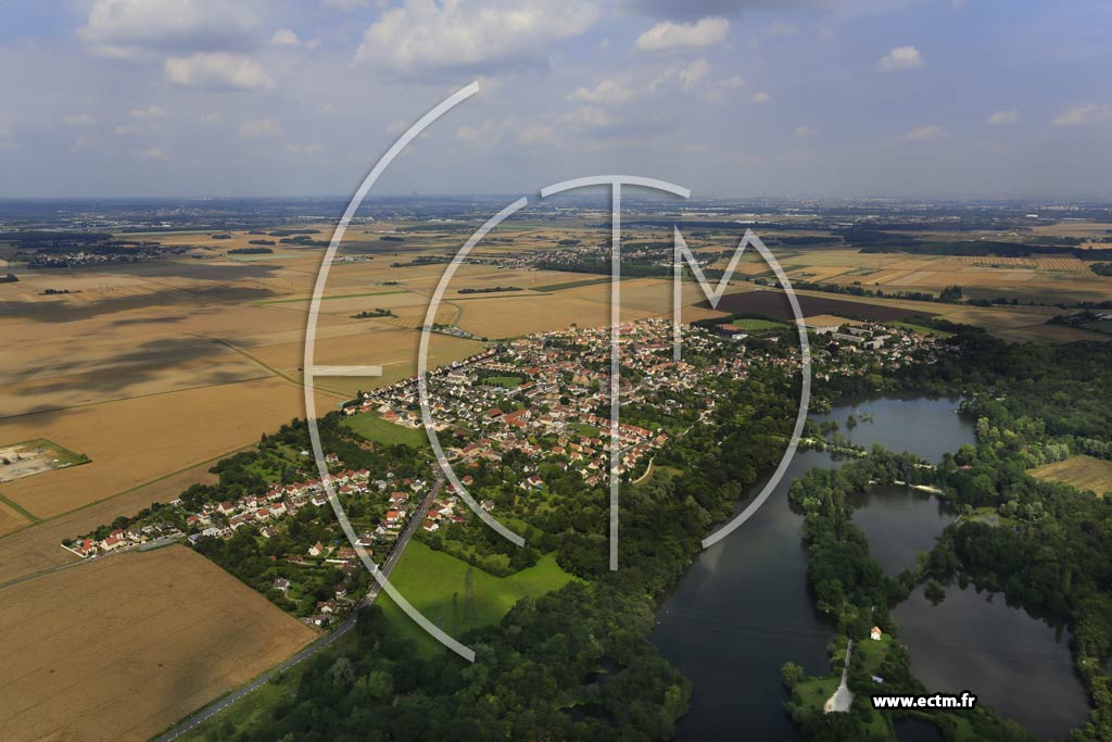 Photo arienne de Vert-le-Petit