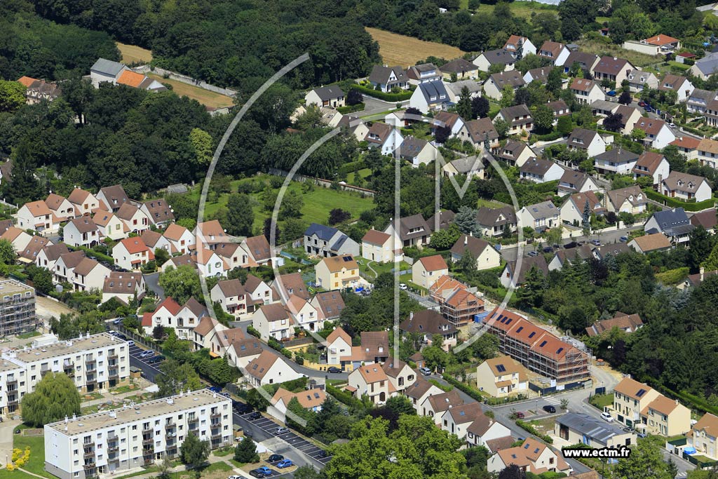 Photo arienne de Villiers-sur-Orge (la Seigneurie)