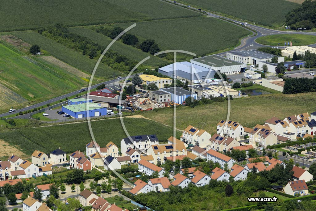 Photo arienne de Villiers-sur-Orge (les Molires)