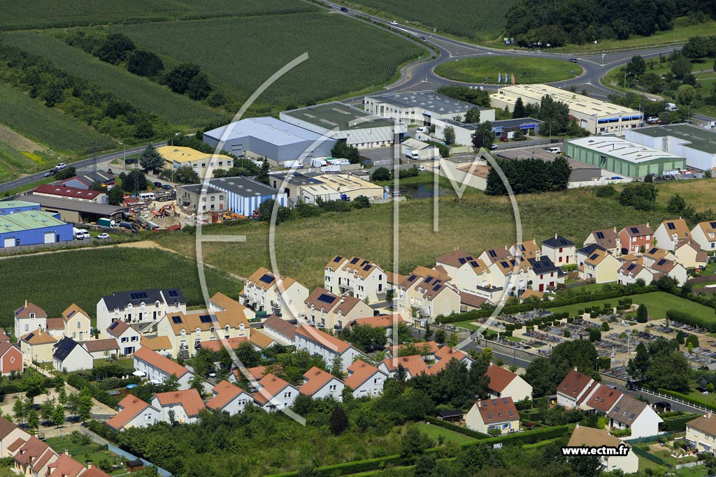 Photo arienne de Villiers-sur-Orge (les Molires)