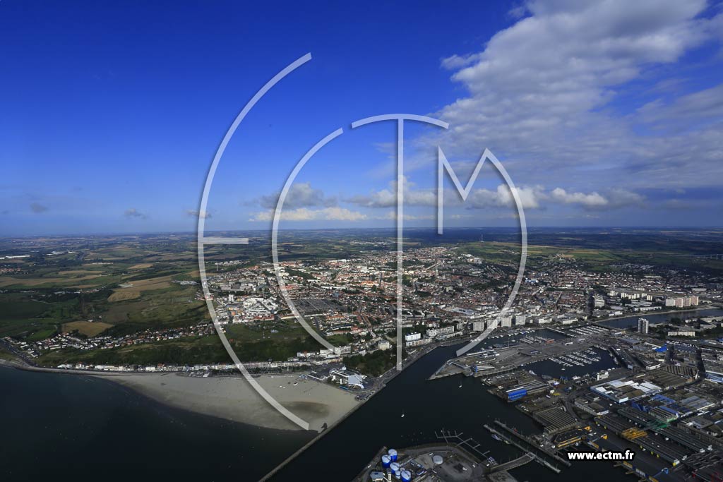 Photo arienne de Boulogne-sur-Mer