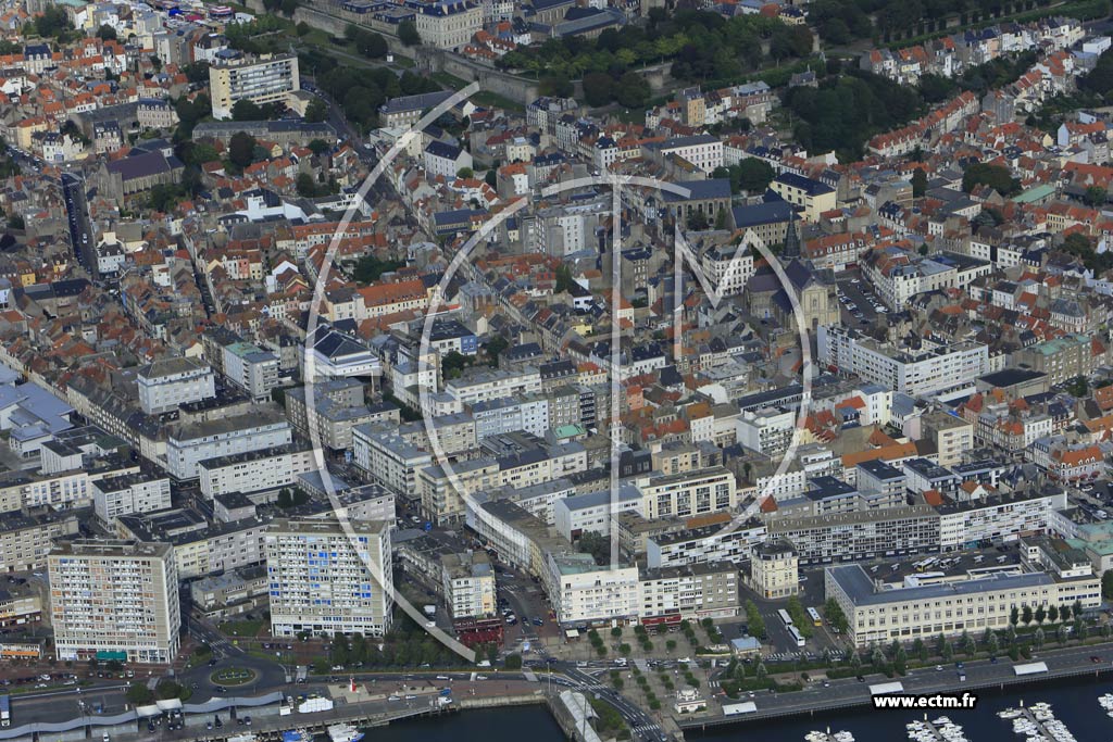 Photo arienne de Boulogne-sur-Mer (Centre-ville)