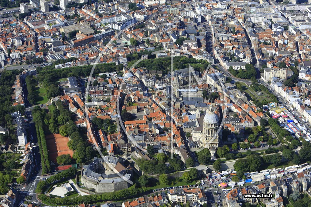 Photo arienne de Boulogne-sur-Mer (Centre-Ville)