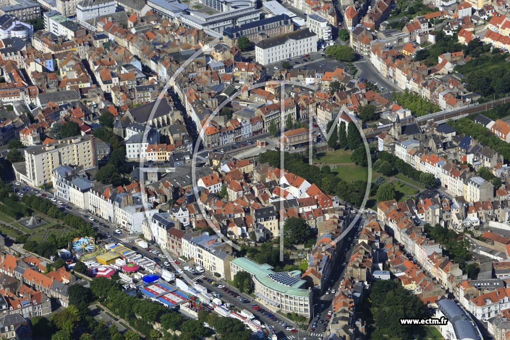 Photo arienne de Boulogne-sur-Mer (Centre-Ville)