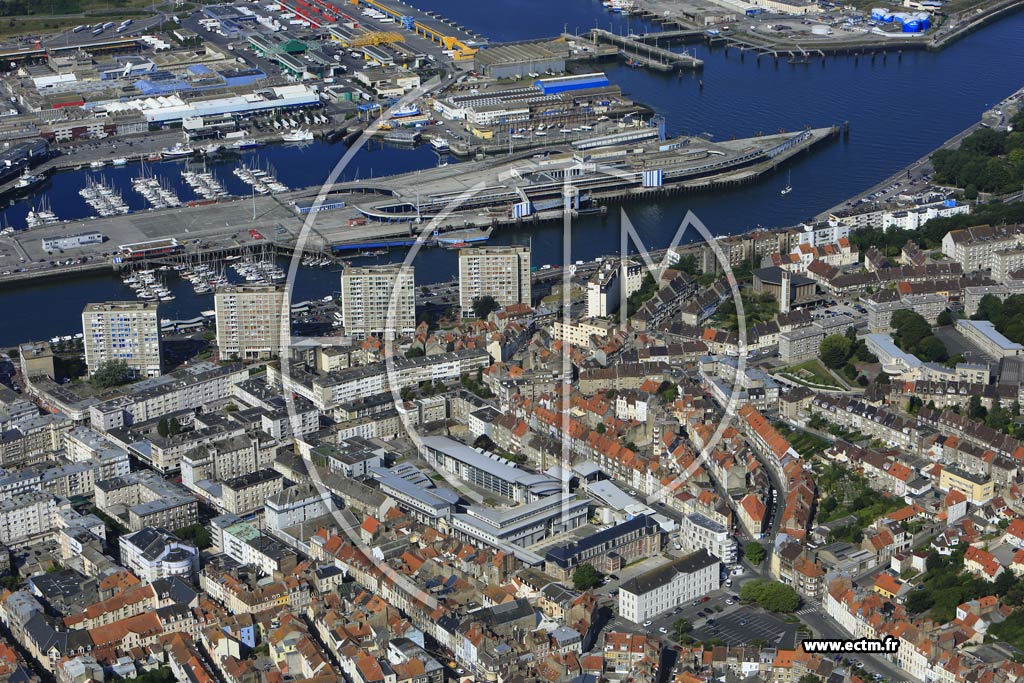 Photo arienne de Boulogne-sur-Mer (Centre-Ville)