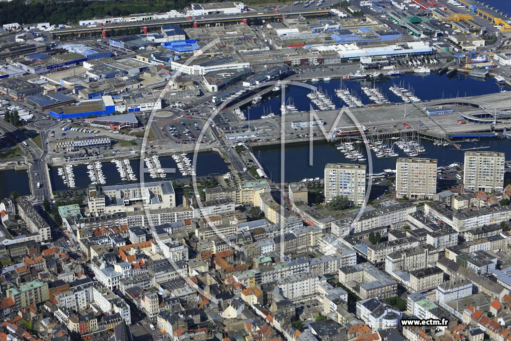 Photo arienne de Boulogne-sur-Mer (Centre-Ville)