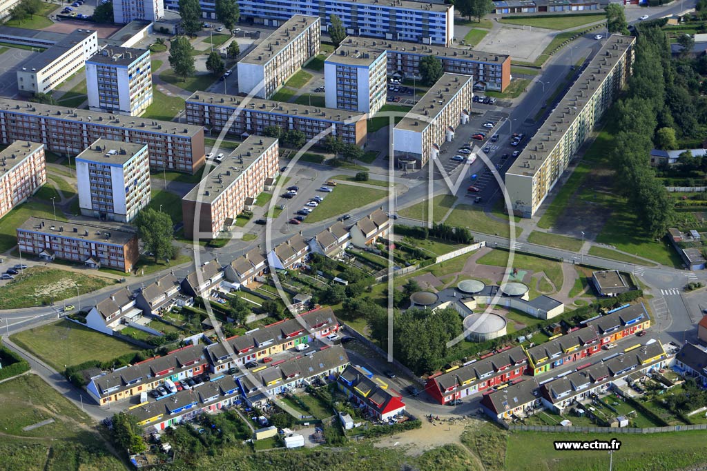 Photo arienne de Boulogne-sur-Mer (le Chemin Vert)