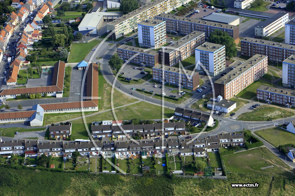 Photo arienne de Boulogne-sur-Mer (le Chemin Vert)