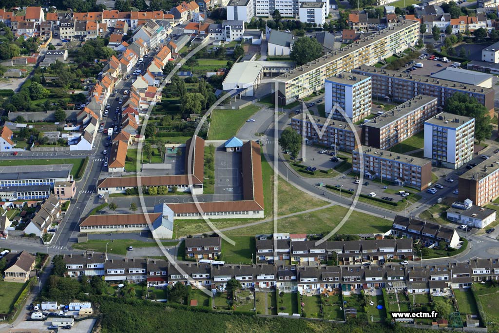 Photo arienne de Boulogne-sur-Mer (le Chemin Vert)