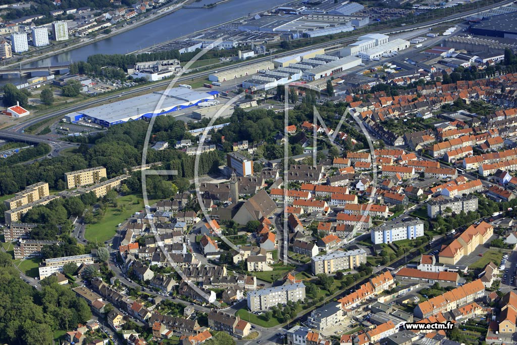 Photo arienne de Boulogne-sur-Mer (Montplaisir)