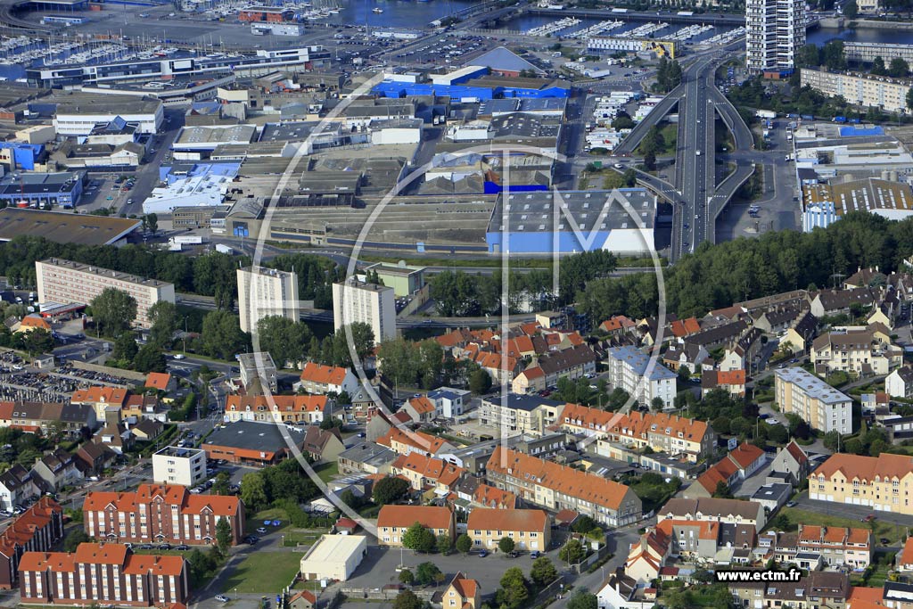 Photo arienne de Boulogne-sur-Mer (Viaduc Jean-Jaurs)