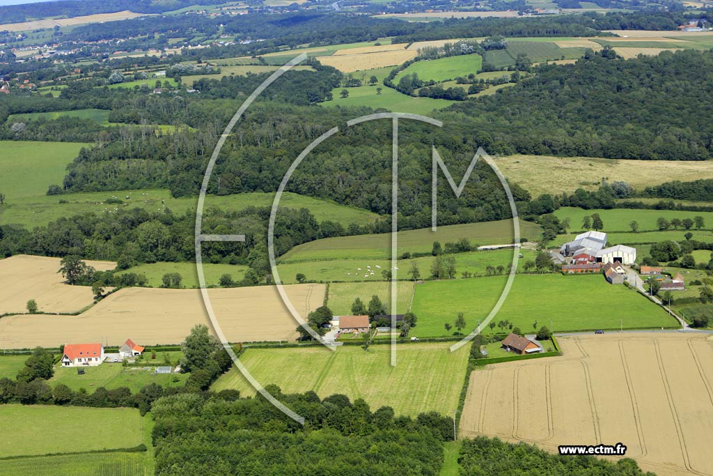 Photo arienne de Crmarest (les Communes de Haute Fontaine)
