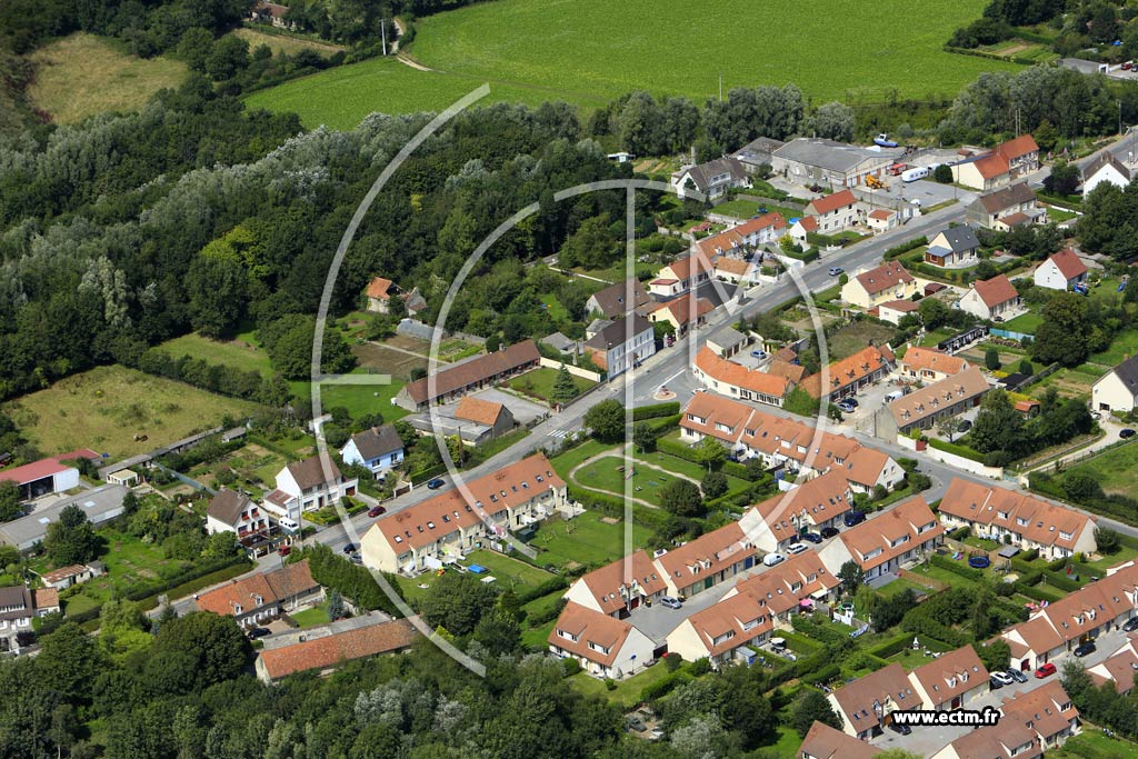 Photo arienne de Ferques (Le Courgain)