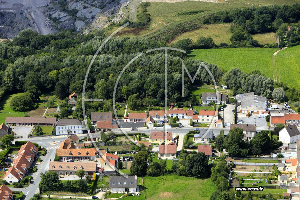 Photo arienne de Ferques (Le Courgain)