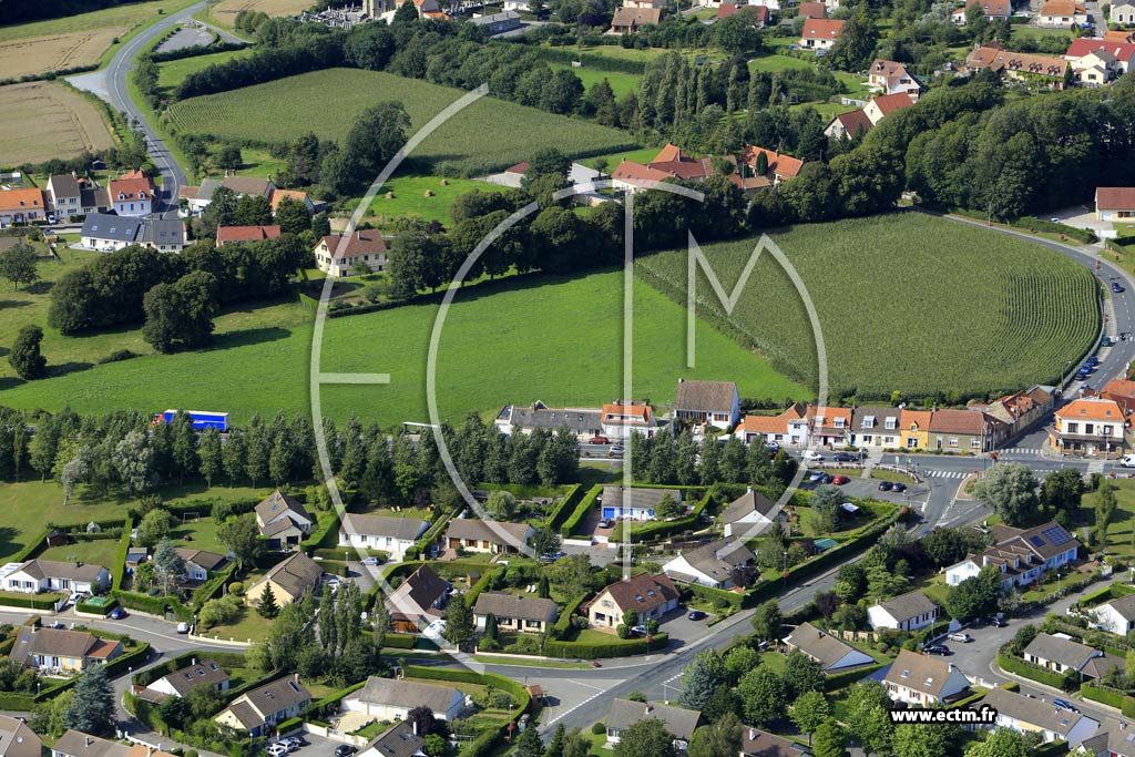 Photo arienne de Hesdin-lAbb (Domaine du Manoir)