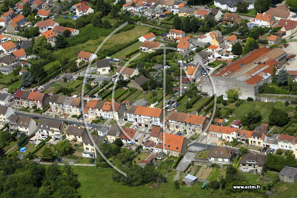 Photo arienne de Marquise (les Warennes)