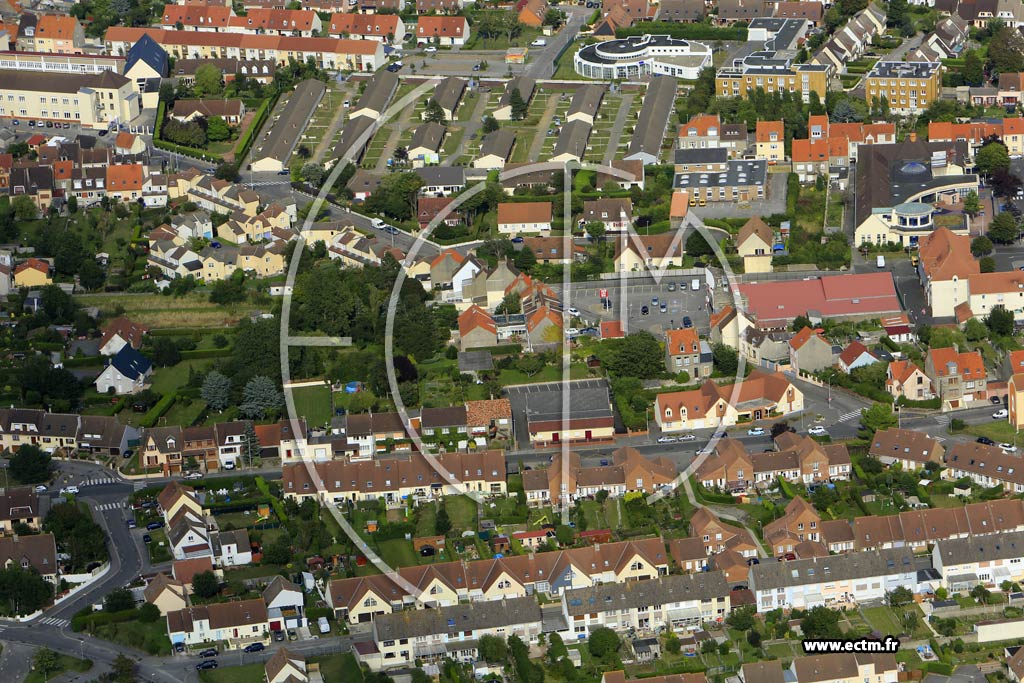 Photo arienne de Outreau (Quartier du Beffroi)