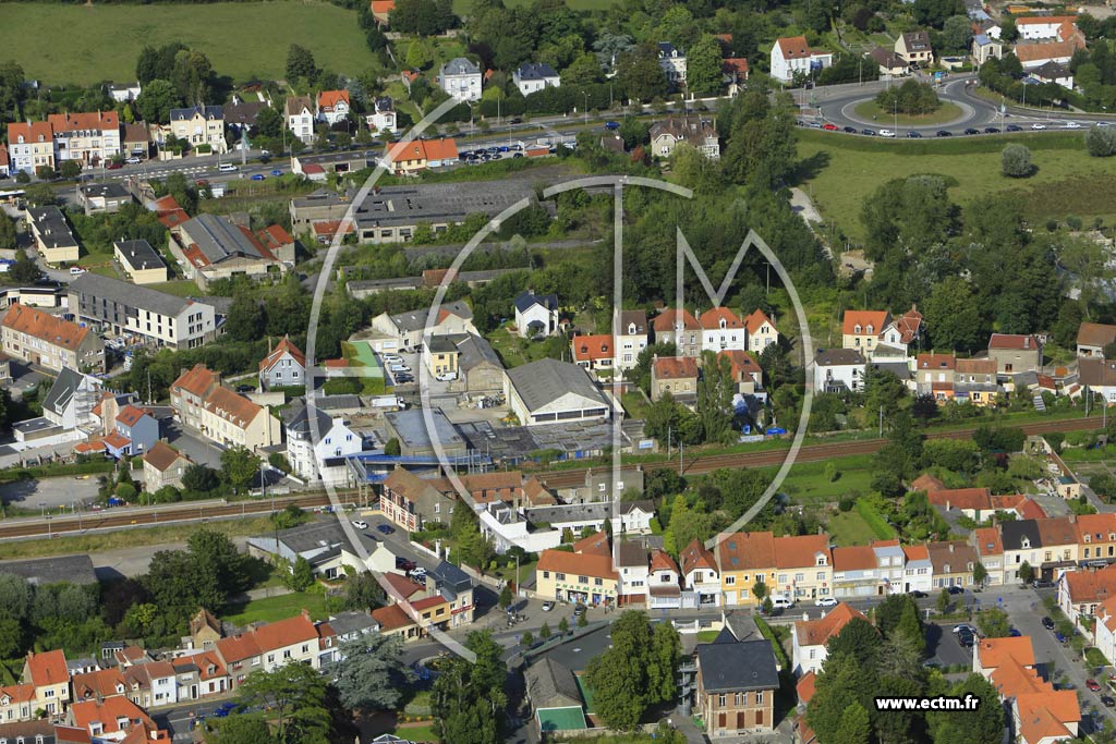 Photo arienne de Saint-tienne-au-Mont (Centre)