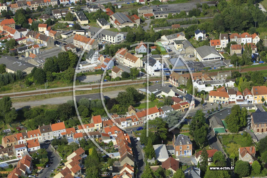 Photo arienne de Saint-tienne-au-Mont (Centre)