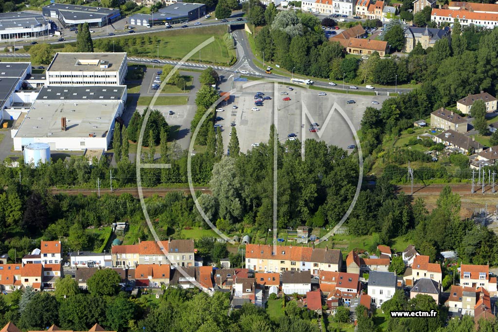 Photo arienne de Saint-tienne-au-Mont (Centre)