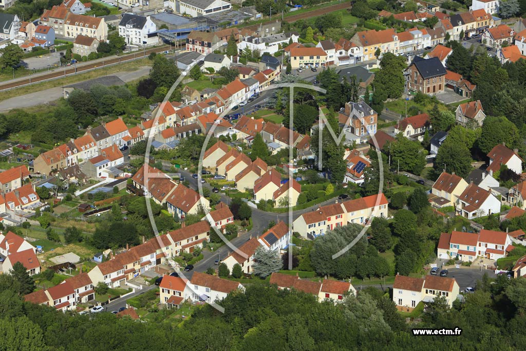 Photo arienne de Saint-tienne-au-Mont (Centre)