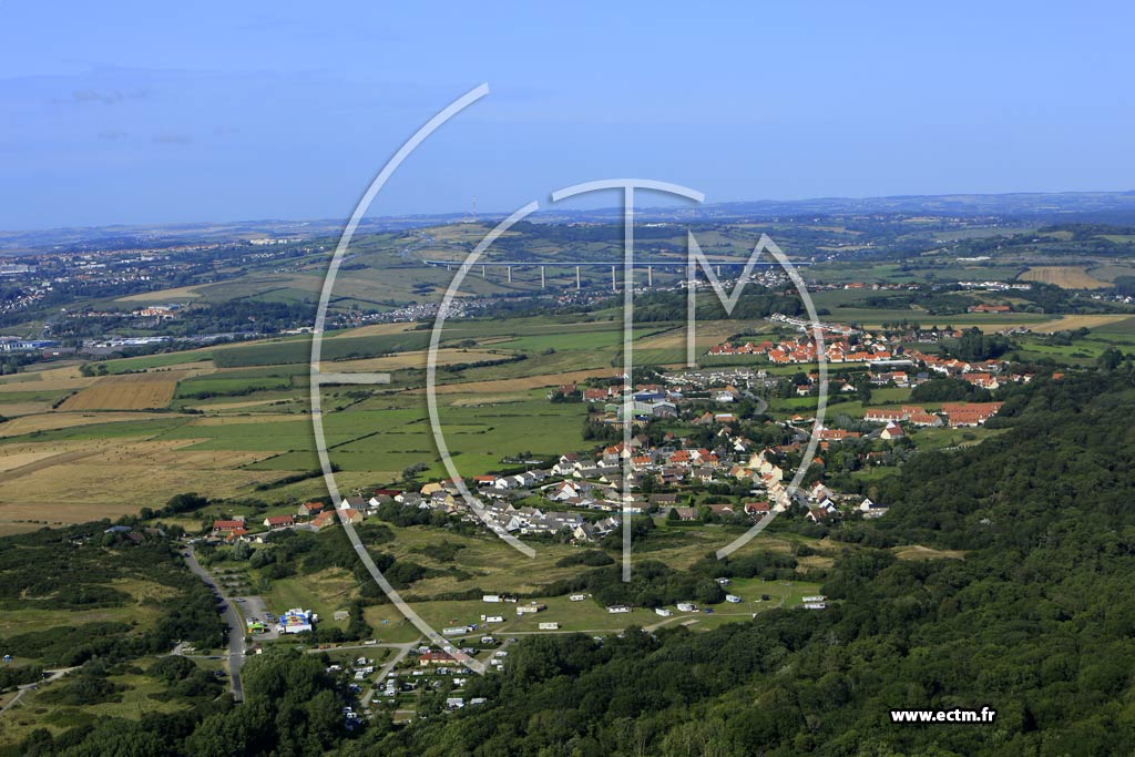 Photo arienne de Saint-tienne-au-Mont (cault)