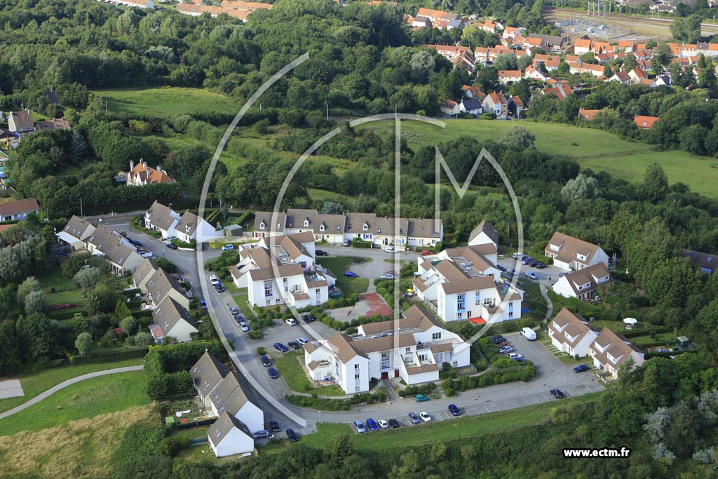 Photo arienne de Saint-tienne-au-Mont (la Converserie)