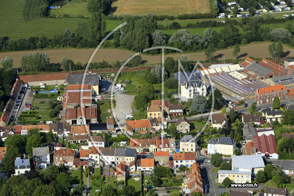 Photo arienne de Saint-tienne-au-Mont (Pont-de-Briques)