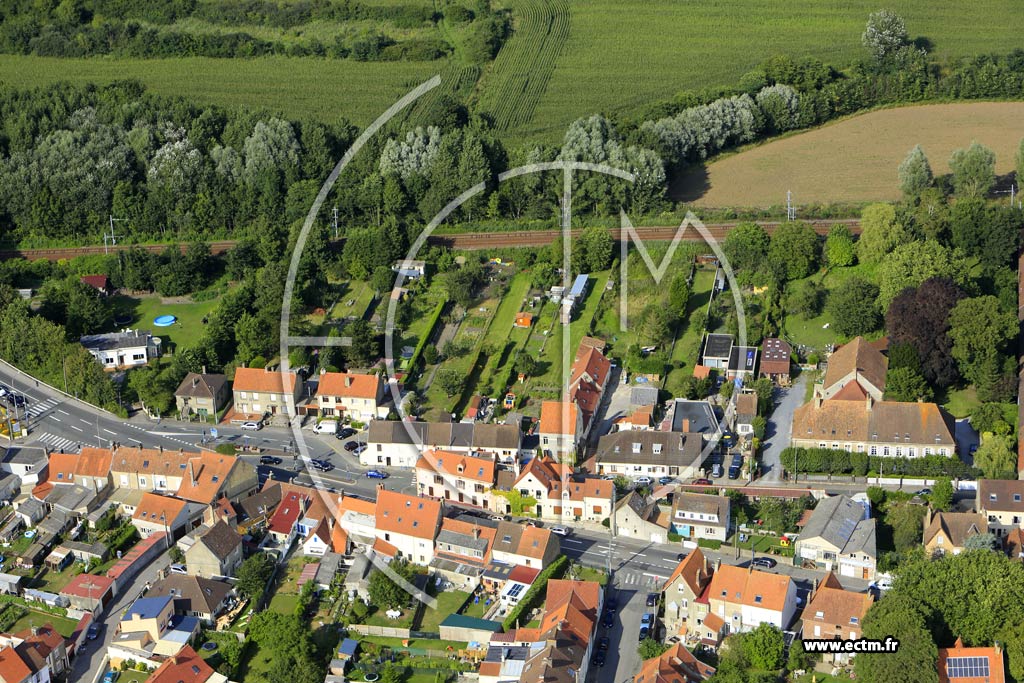 Photo arienne de Saint-tienne-au-Mont (Pont-de-Briques)