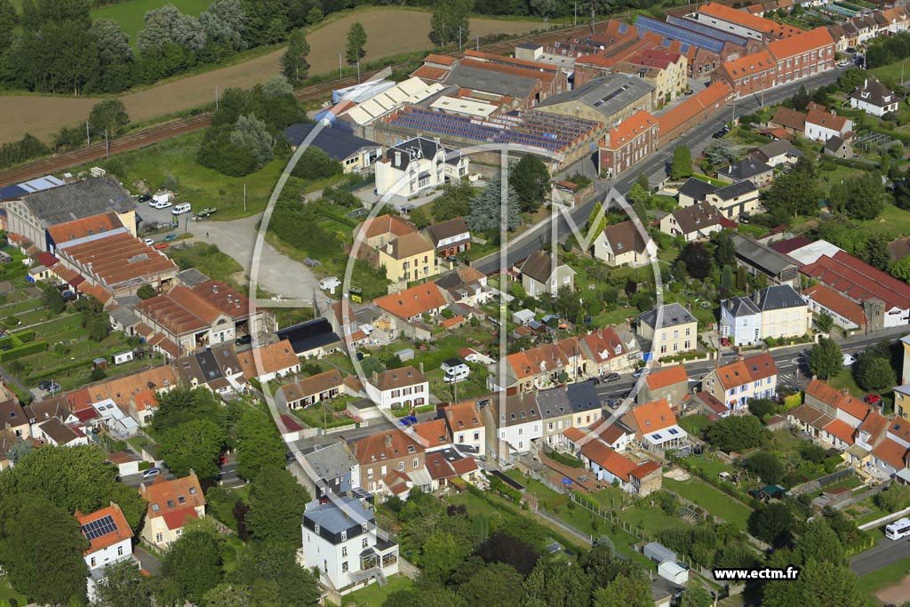 Photo arienne de Saint-tienne-au-Mont (Pont-de-Briques)