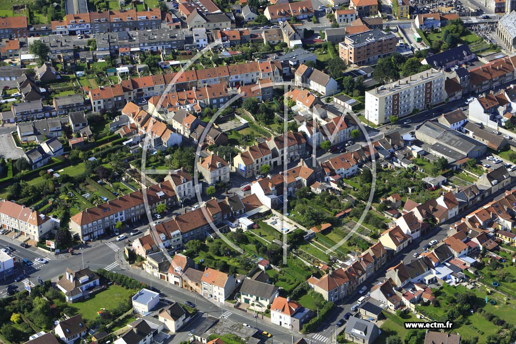 Photo arienne de Saint-Martin-Boulogne (Centre)