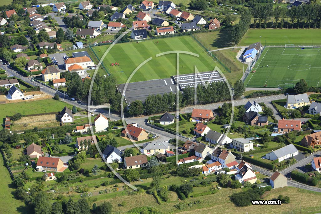 Photo arienne de Saint-Martin-Boulogne (la Waroquerie)