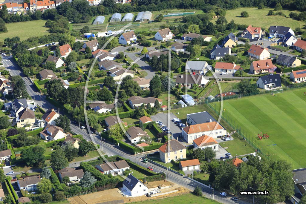 Photo arienne de Saint-Martin-Boulogne (la Waroquerie)