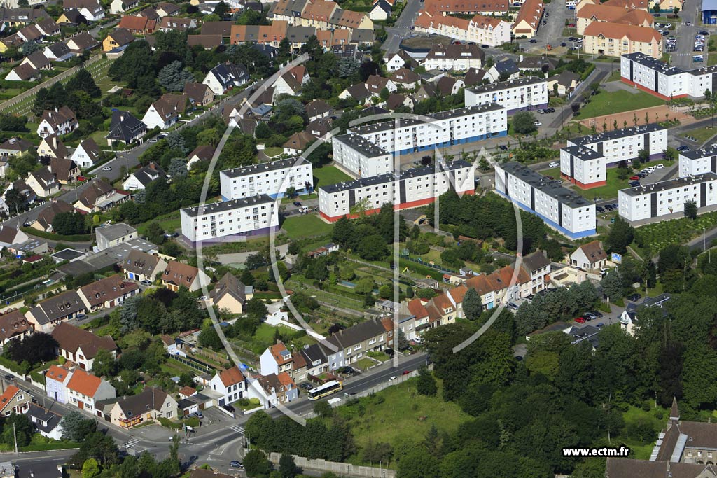 Photo arienne de Saint-Martin-Boulogne (Malborough)