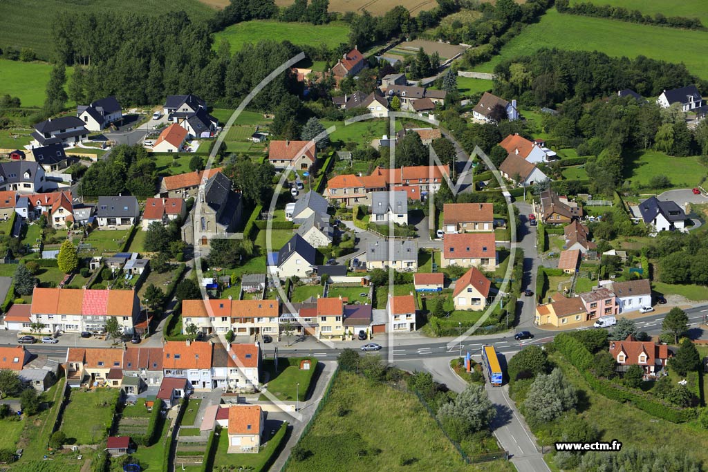 Photo arienne de Saint-Martin-Boulogne (Mont Lambert)
