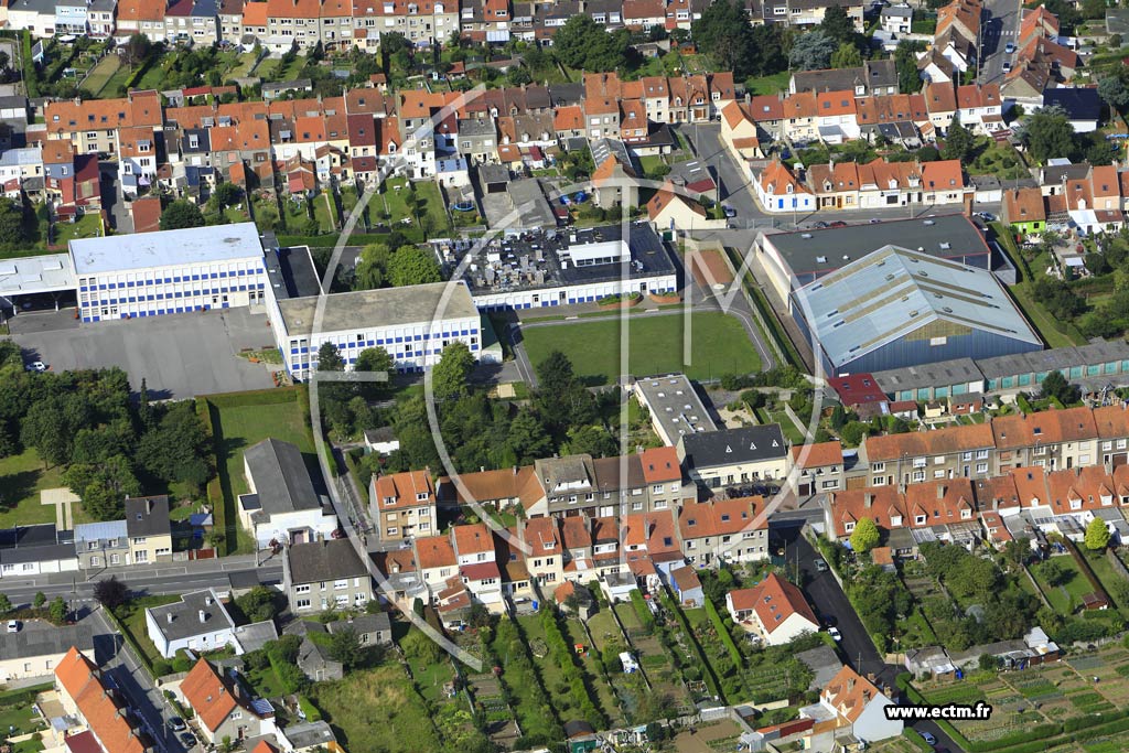 Photo arienne de Saint-Martin-Boulogne (Wicardenne)