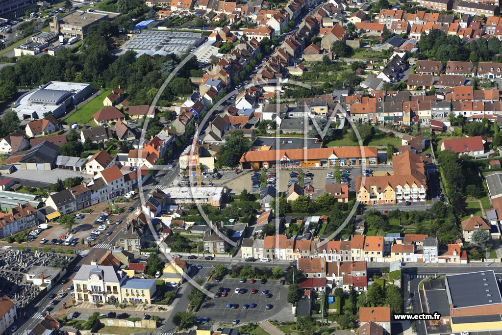 Photo arienne de Saint-Martin-Boulogne (Wicardenne)
