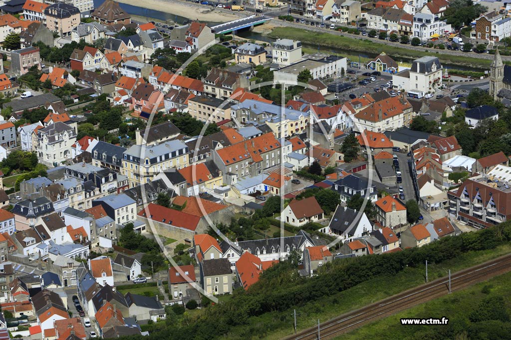 Photo arienne de Wimereux (Centre)