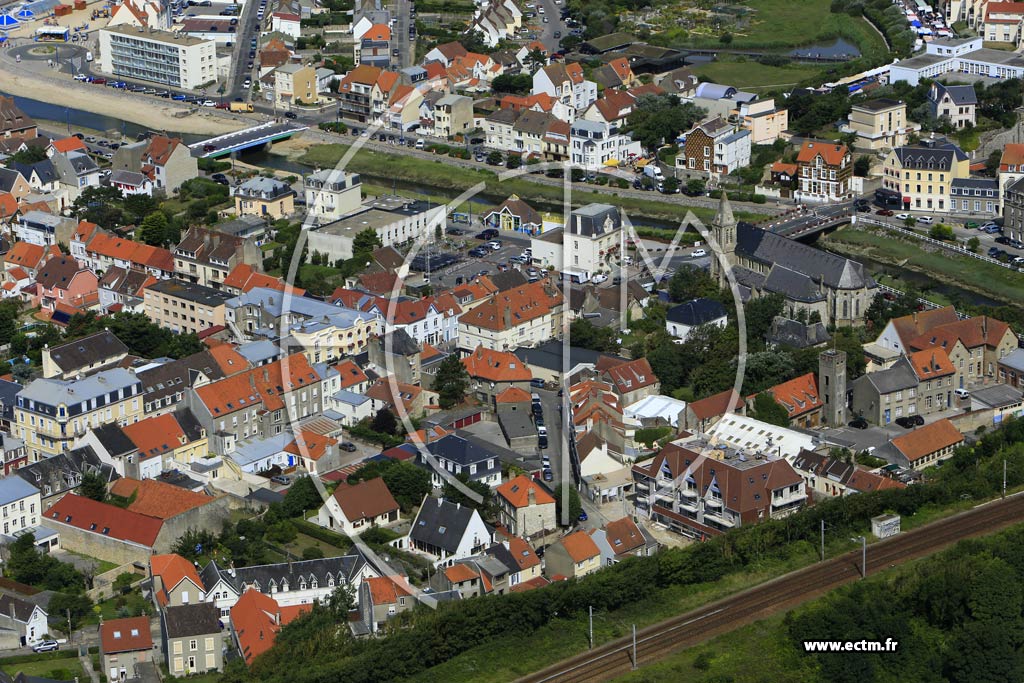 Photo arienne de Wimereux (Centre)