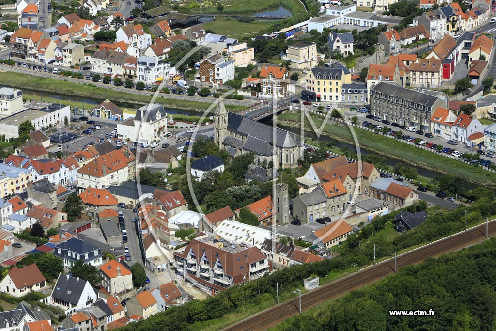 Photo arienne de Wimereux (Centre)
