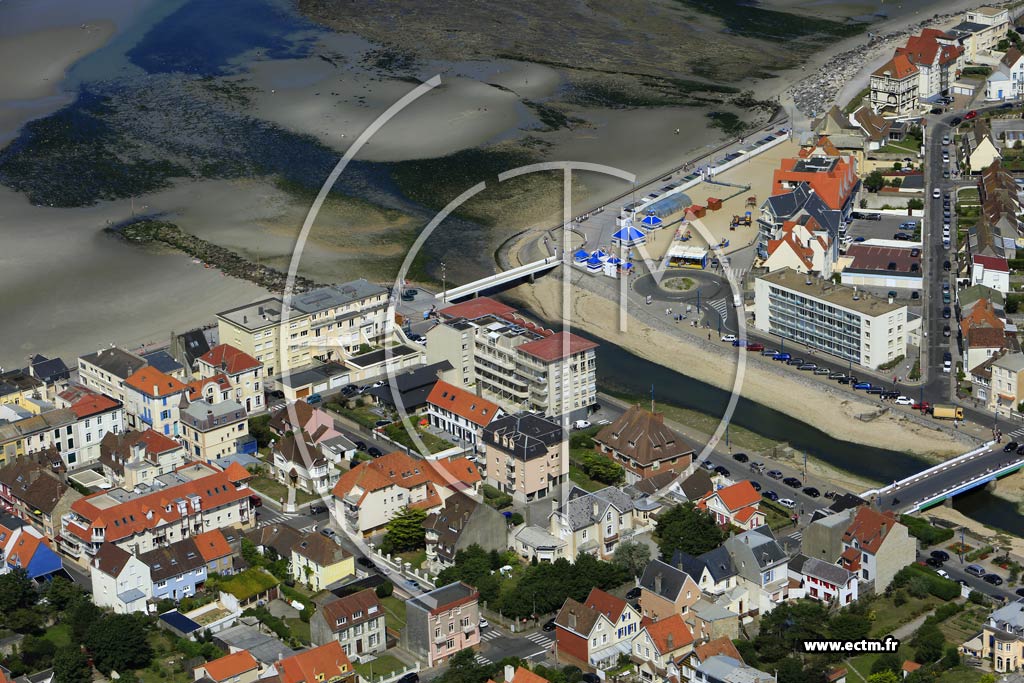 Photo arienne de Wimereux (Centre)