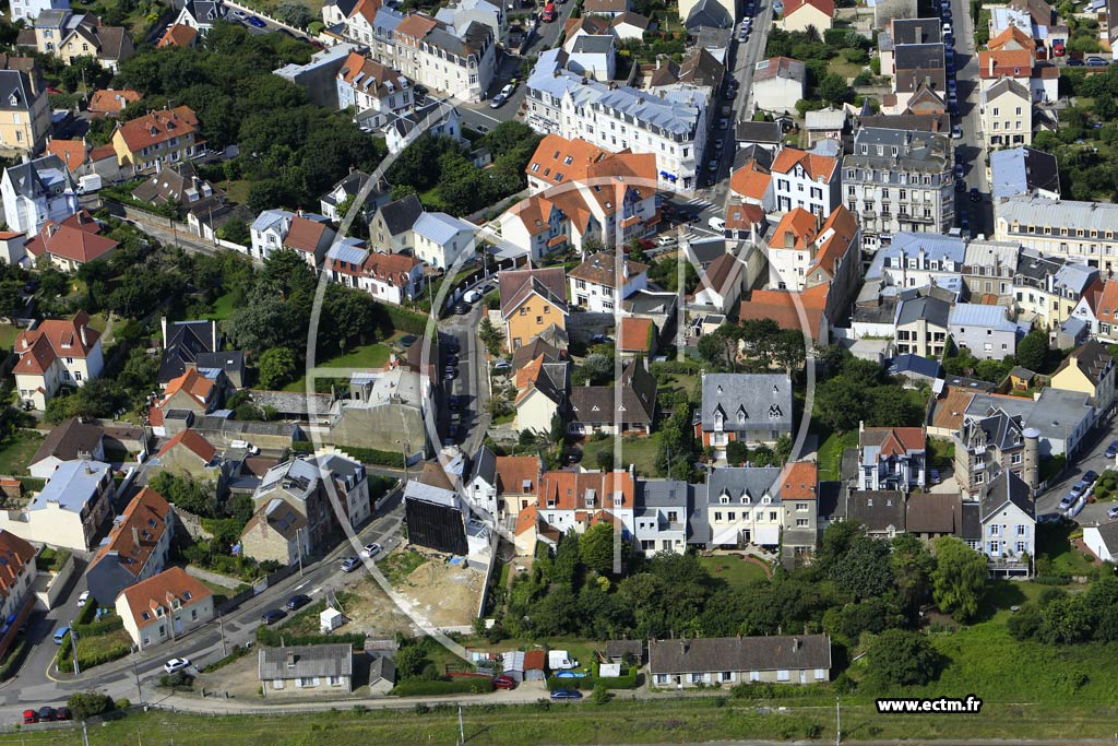 Photo arienne de Wimereux (Centre)