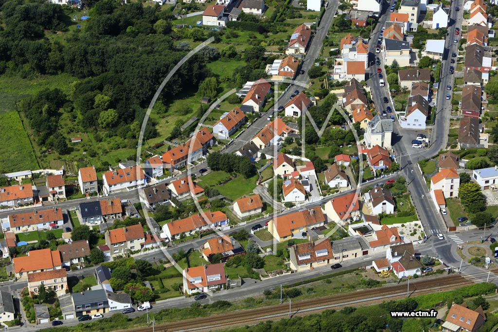 Photo arienne de Wimereux (Centre)