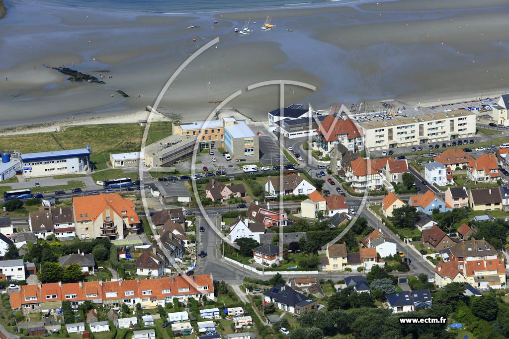 Photo arienne de Wimereux (Centre)