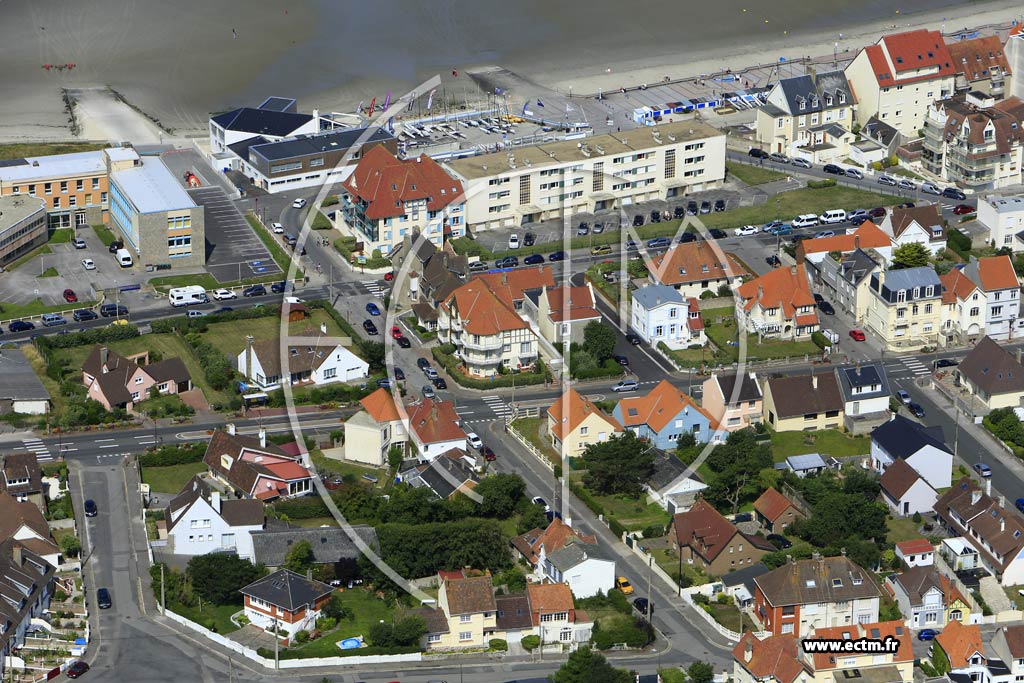 Photo arienne de Wimereux (Centre)