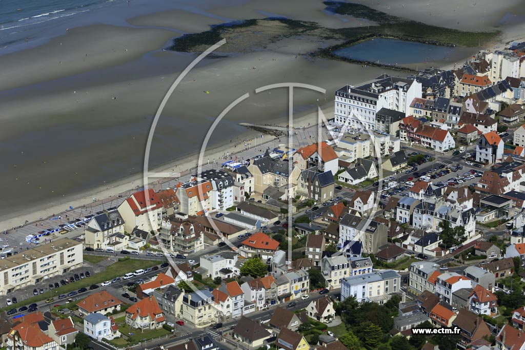 Photo arienne de Wimereux (Centre)