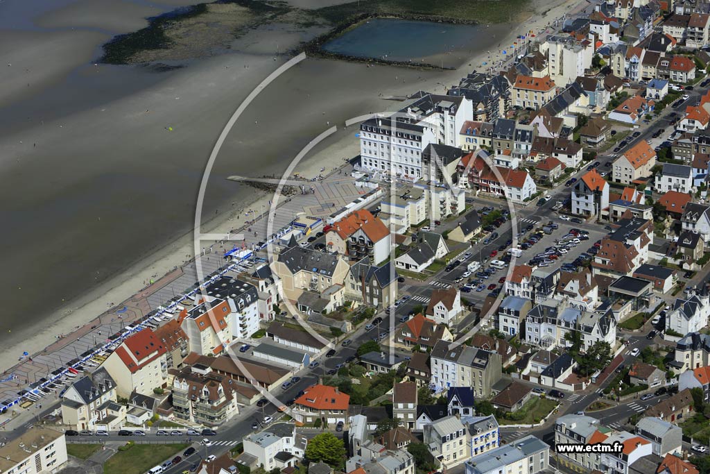 Photo arienne de Wimereux (Centre)