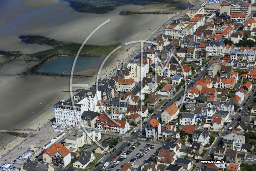 Photo arienne de Wimereux (Centre)