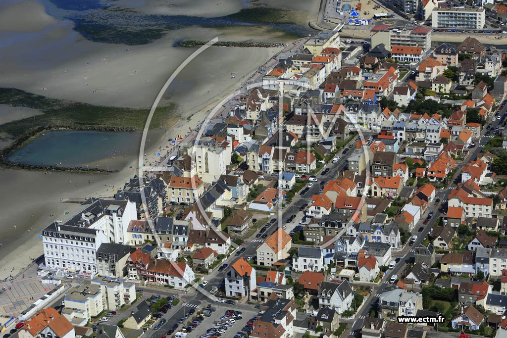 Photo arienne de Wimereux (Centre)