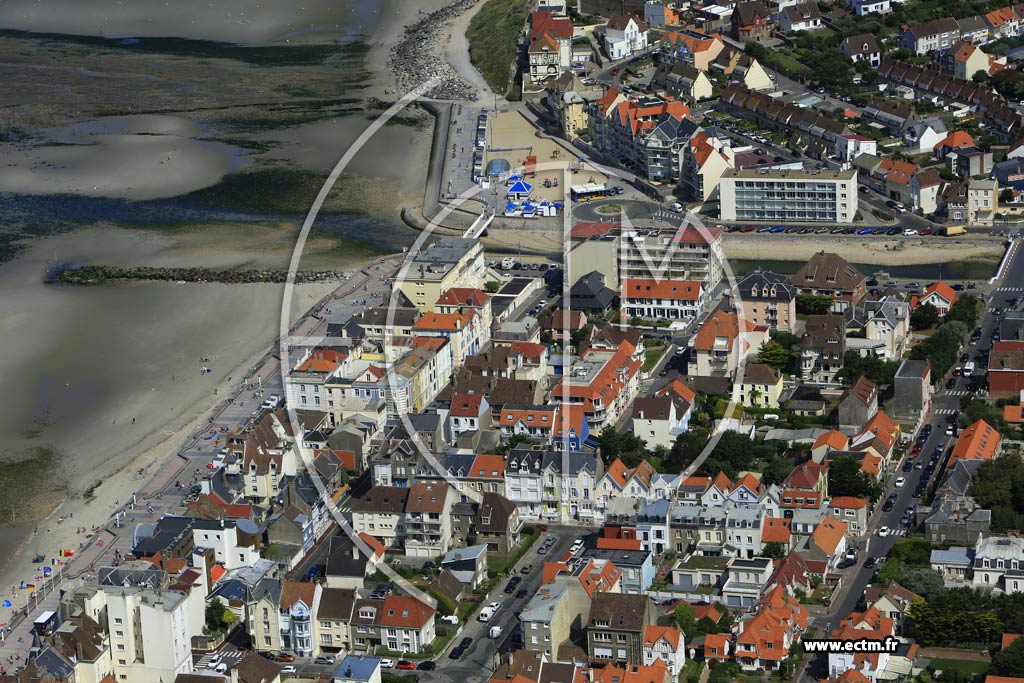 Photo arienne de Wimereux (Centre)